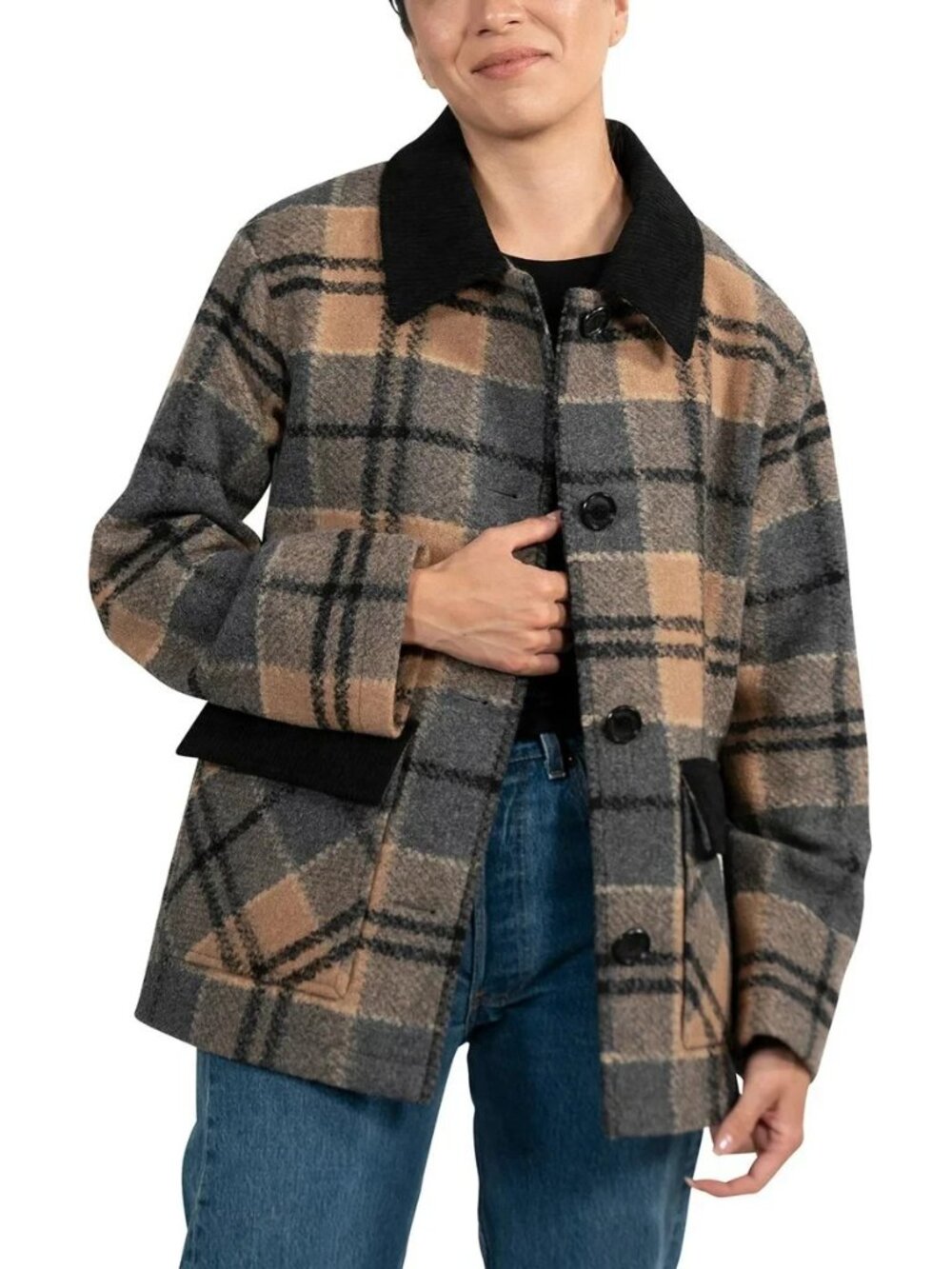 Pendleton Women's Wool Blend Barn Coat - Picture 4 of 5